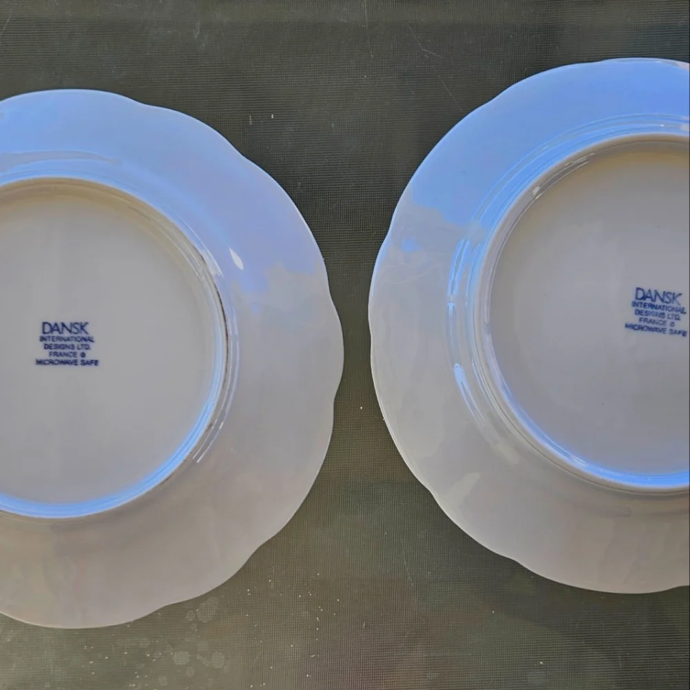 Dansk International France Dessert/Salad Plates Vintage Ivy, Berries & Vine